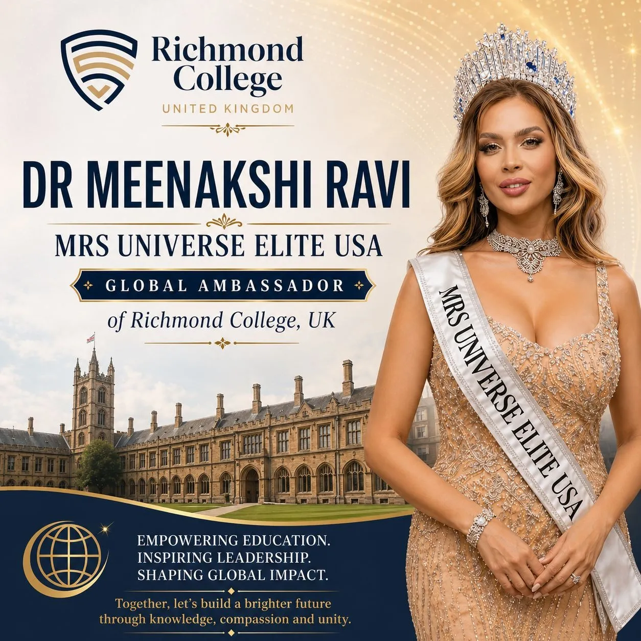 Dr. Meenakshi Ravi, Global Ambassador